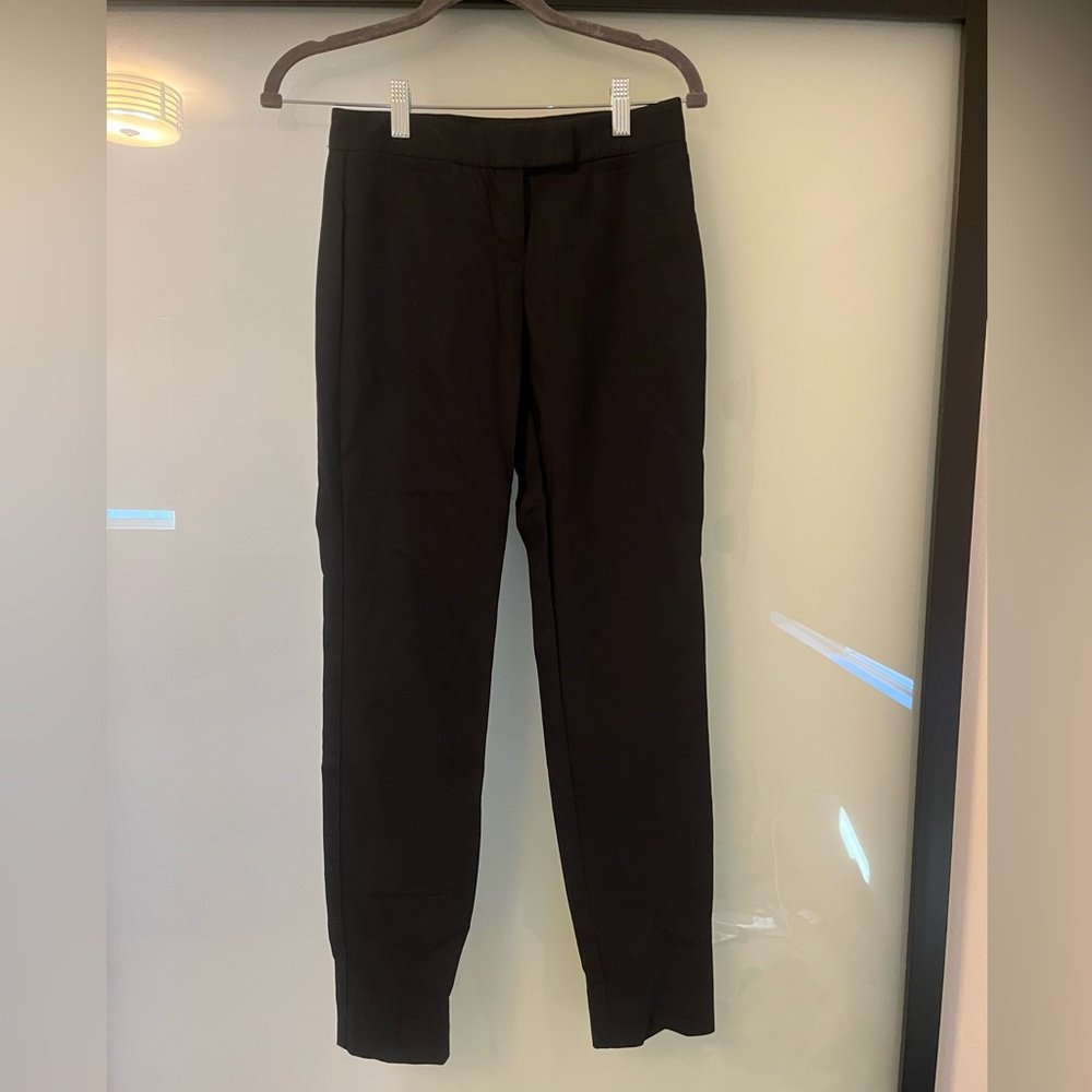 Theory Black Straight Leg Pant